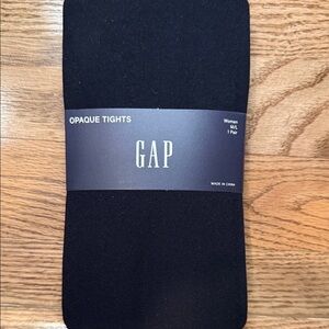 GAP Women's Black Opaque Tights